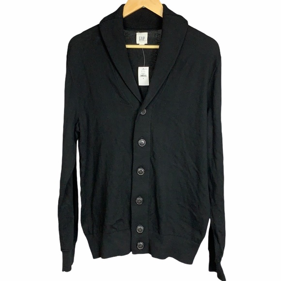 GAP Other - Gap Black Button Down Cardigan V-Neck Sweater - 43